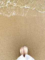 beach and sea located on the island of Cheung Chau, Hong Kong