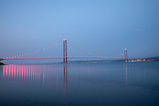 &Ccedil;anakkale 1915 Bridge Became One of the World's Largest Suspension Bridges ( &Ccedil;anakkale 1915 K&ouml;pr&uuml;s&uuml; )