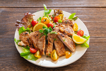 カラフルなトンテキ