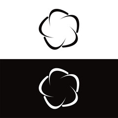 Circle vector logo template design