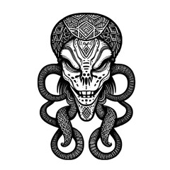 a mesmerizing artwork capturing the majestic beauty of the Kingsnake. With intricate details and vibrant colors, this stunning piece adds elegance and intrigue to any space. Choose your preferred size