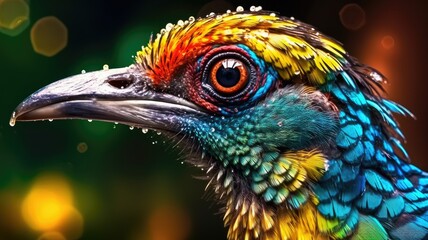 Obraz premium stunning high contrast bird. Generative AI