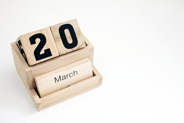Twentieth Of March Perpetual Calendar