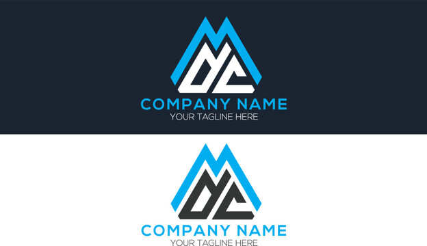 MDC initial letters logo Design Vector