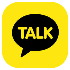 ICON Kakaotalk is the most popular application chat in korea.