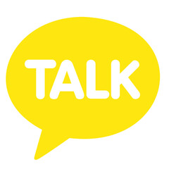 ICON Kakaotalk is the most popular application chat in korea.