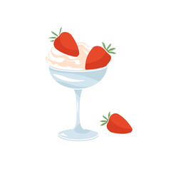 strawberries and cream