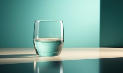glass of water on the table HD 8K wallpaper Stock Photography Photo Image