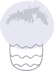 Hand drawn textured ice cream doodle illustration for decor and design.
