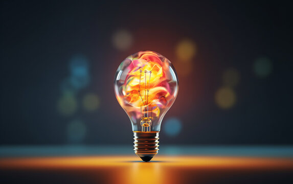 Embracing minimalism for fresh ideas: Incorporating energy-efficient light bulbs and discovering tips to foster creativity.　Generative AI