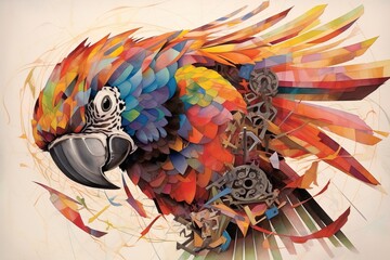 Harmony Unveiled: Scissors and Parrot's Beak.
Generative AI