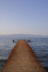 Obraz premium pier on the lake