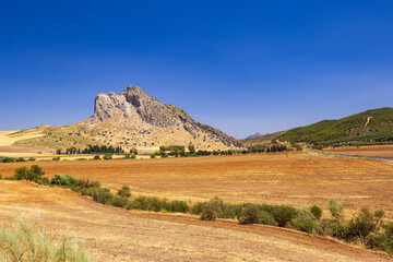 Natural monument The Lovers near Antequera, Malaga, Spain