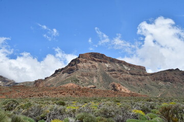 PAISAJE EN EL PARQUE NACIONAL DE LAS CAÑADAS DEL TEIDE