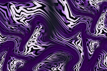 A Purple and White Abstract Masterpiece