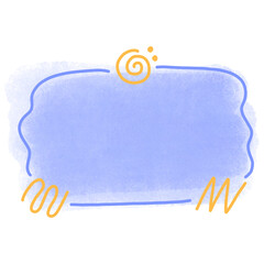 Cute chat boxes pastel color 