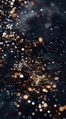 Abstract bokeh lights. Generative AI