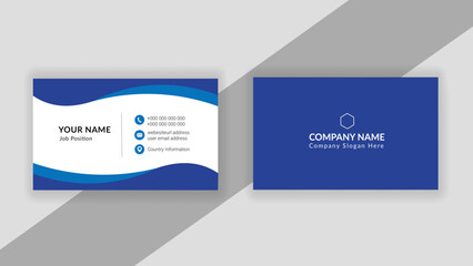 Creative and modern business card design. Business card template. Visiting card design