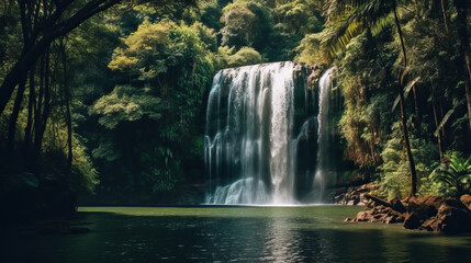 Fototapeta na wymiar Wasserfall in den Tropen