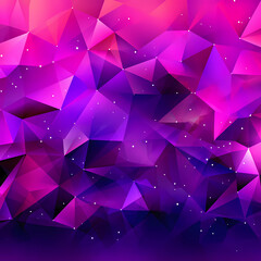 Obraz premium Abstract vector purple and pink geometric polygon triangles