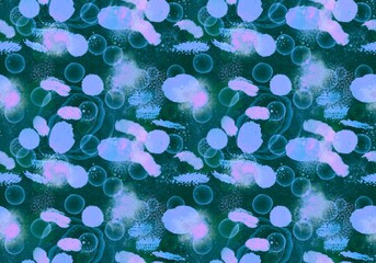 Abstract watercolor seamless paint spots pattern for wrapping paper and kids clothes print and fabrics and linens