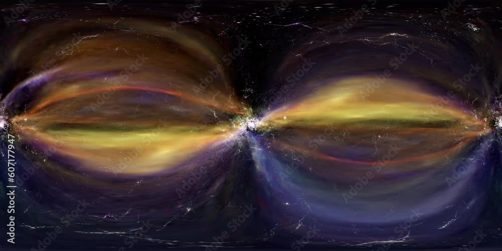 Canvas Prints 360 vr space 3012: virtual reality video flying through star fields in space (loop).