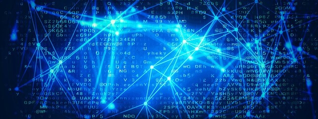 abstract blue background with lines