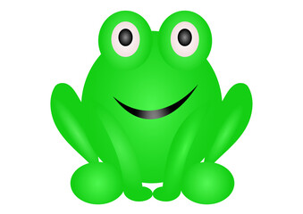 green frog cartoon