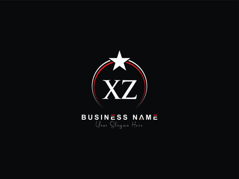 Xz, xz x z luxury creative circle logo icon vector stock
