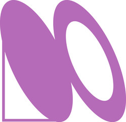 Modern Futuristic Rounded Figure