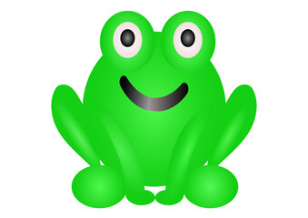 green frog cartoon