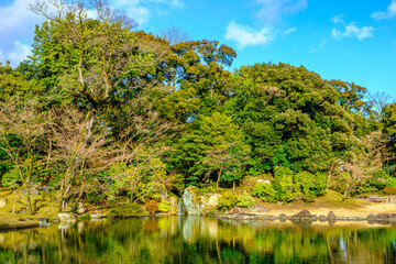 Fototapeta na wymiar 京都、仙洞御所の庭園
