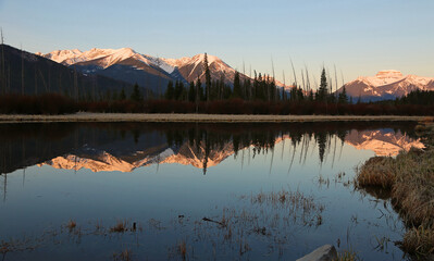 Vermilion Lake at sunrise - Canada