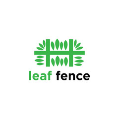 Leaf Fence Logo Design templates