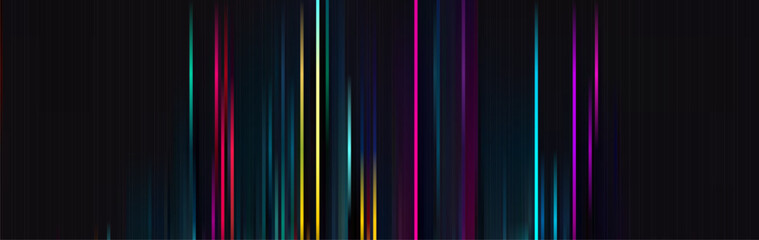 Trendy glitch pattern on dark background. Modern style vector. Abstract geometric elements