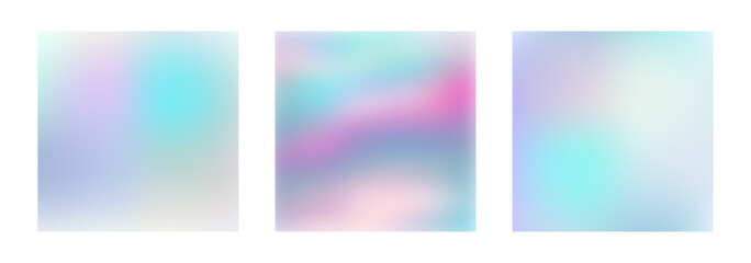 Holographic Foil. Iridescent vector background. Fantasy colorful cards