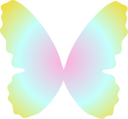 y2k gradient butterfly 