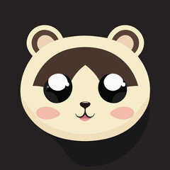 Cute vector illustration or icon of a mouse