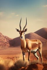 impala in the wild savannah
