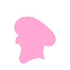 Pink abstract shape vector 