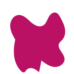 Pink abstract shape vector 