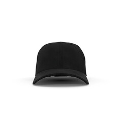 black baseball cap mockup