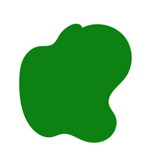 Green Abstract Blob Shapes 