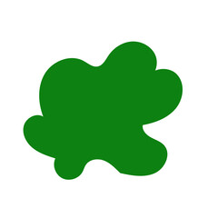 Green Abstract Blob Shapes 