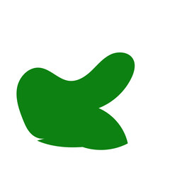 Green Abstract Blob Shapes 