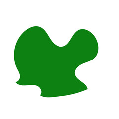 Green Abstract Blob Shapes 