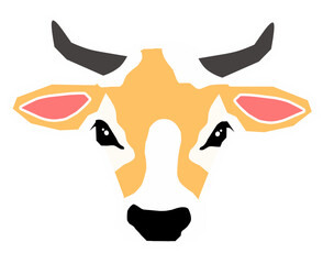Head of cow icon