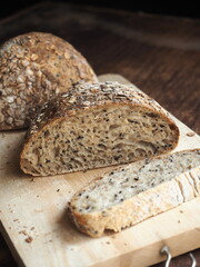 cereal country bread loaf