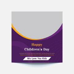 Children Day Social Media Posts. It is celebrated annually in honor of children, whose date of observance varies by country.