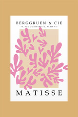 Matisse wall art decoration poster. Printable matisse wall decor poster